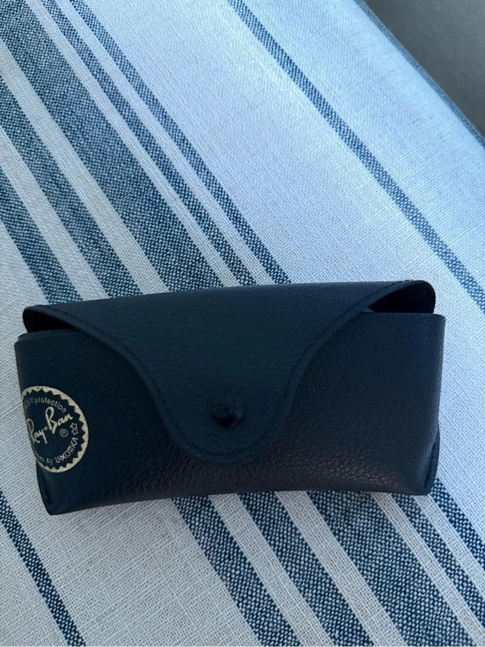 Ray-Ban Hexagonal Gold Frame Sunglasses with Green Lenses